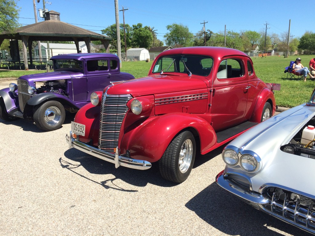 red 38 chevrolet coupe